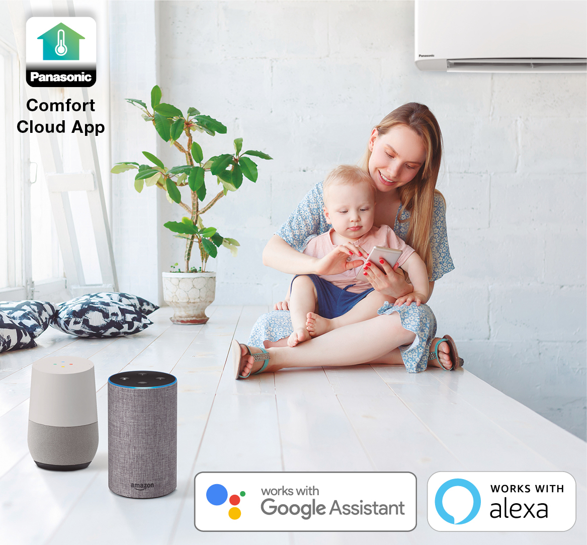 Aire acondicionado con outlet alexa